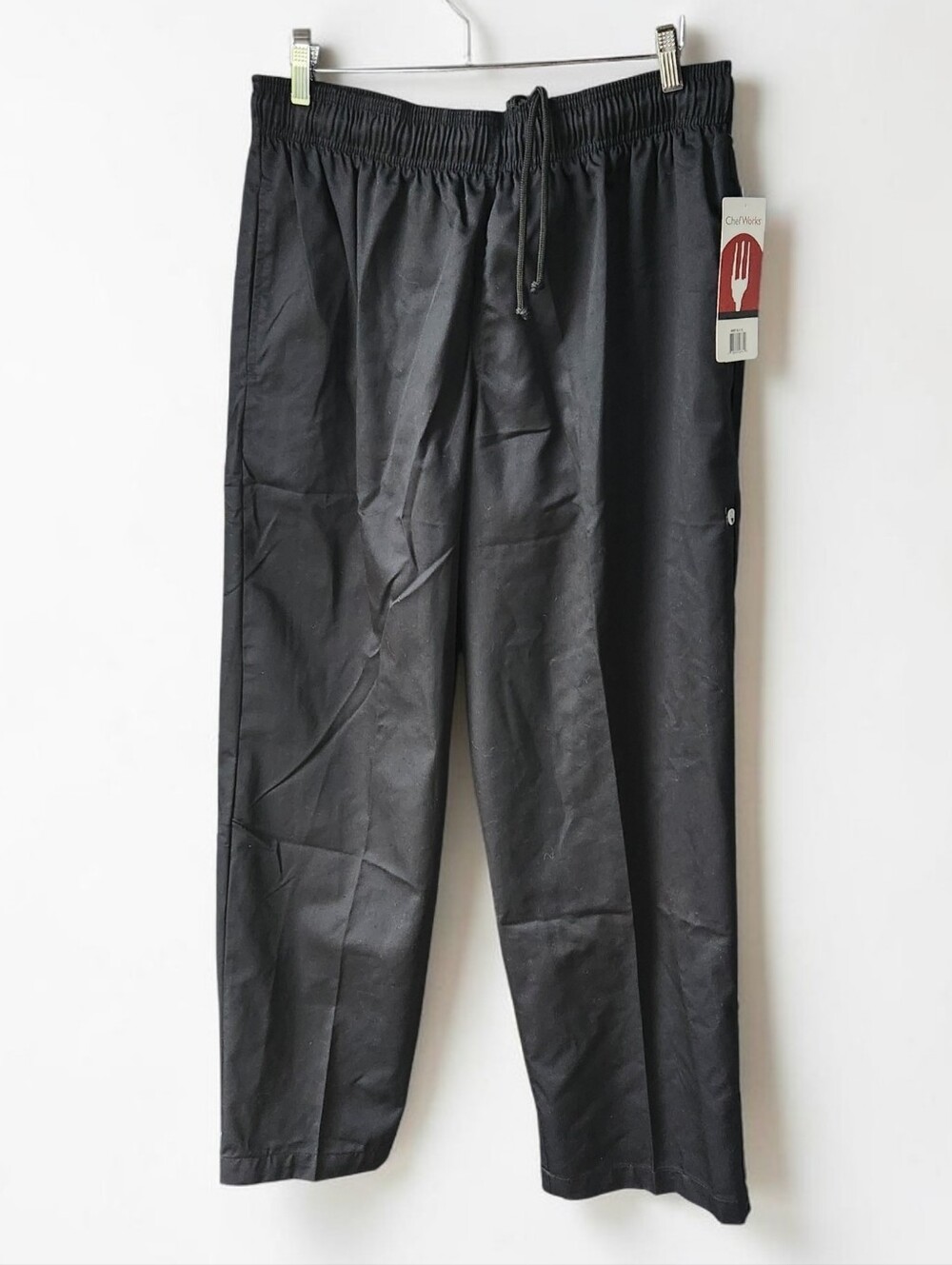 New Chef Works Professional Pant Mens XL Black 3 Pocket 32 Length NBBP Workwear